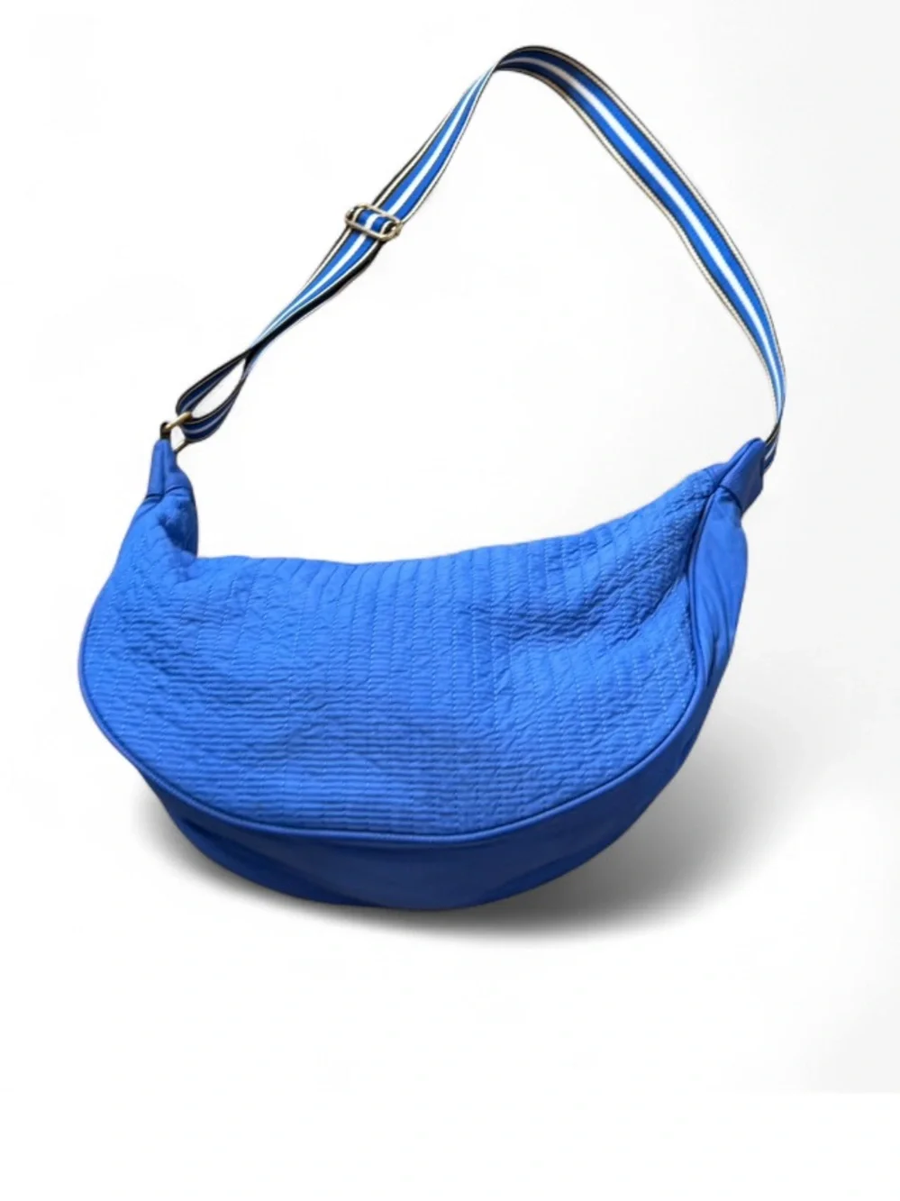 Shiraleah Ezra Ultramarine‎ Blue Large Quilted Crossbody Bag